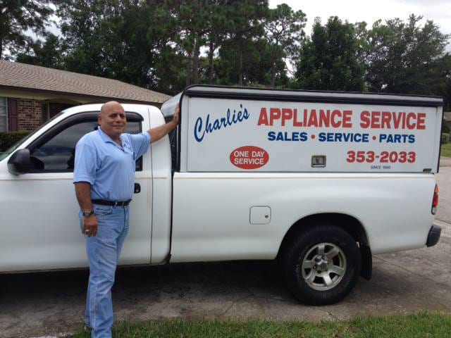 Charlie with Service Truck