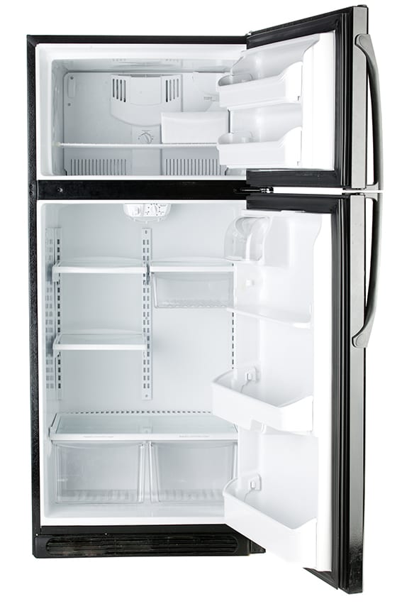 Refrigerator with an Ice and Water Dispenser